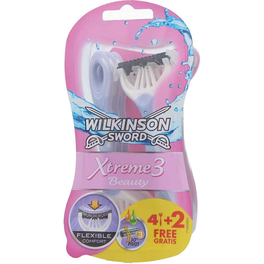  - Máquina Wilkinson Descartável Xtreme Beauty 4 un + Of (1)