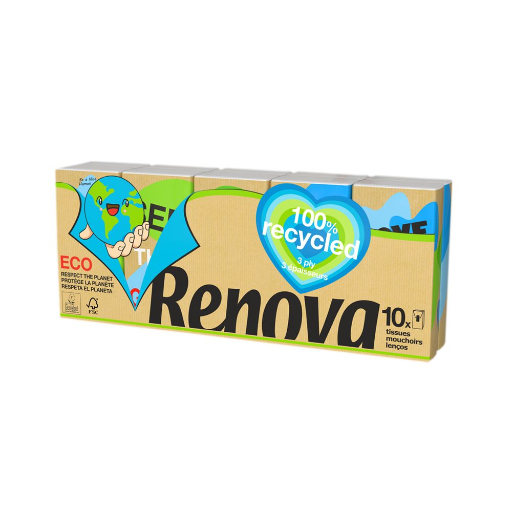  - Renova Green Pocket Tissues 10 pc (1)
