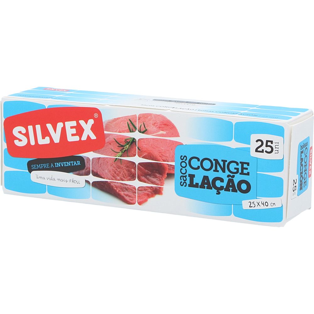  - Sacos P/Congelar 25X40Cm Silvex 25un (1)