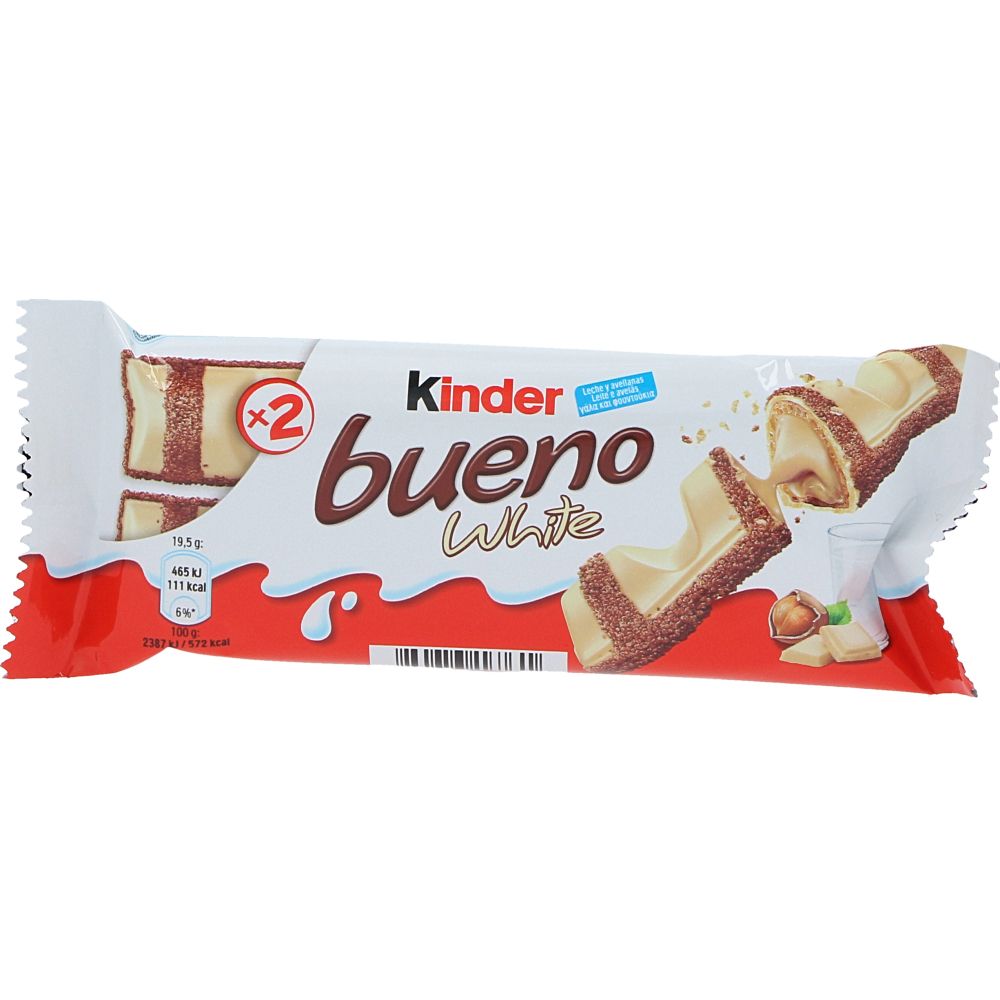  - Kinder Bueno Chocolate Branco 39g (1)