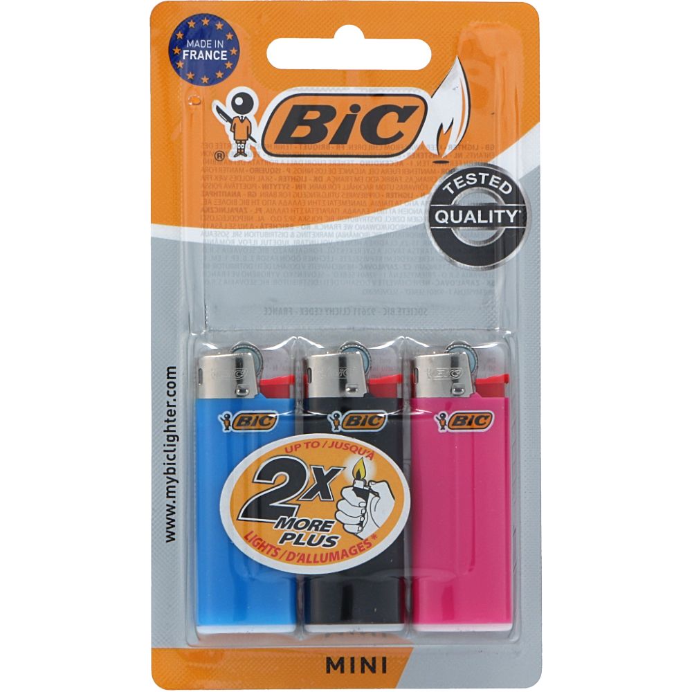  - Bic Child Resist Mini Lighter Multipack 3 un (1)