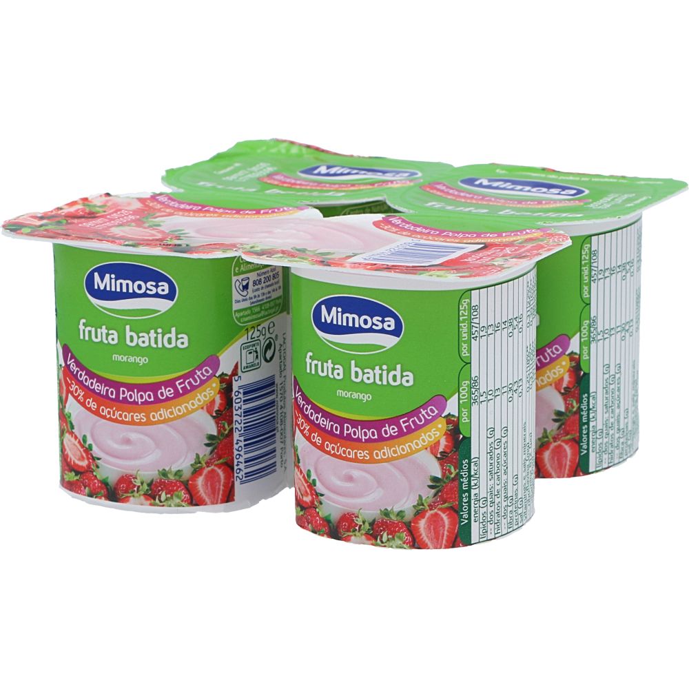  - Mimosa Strawberry Yoghurt 4x120g