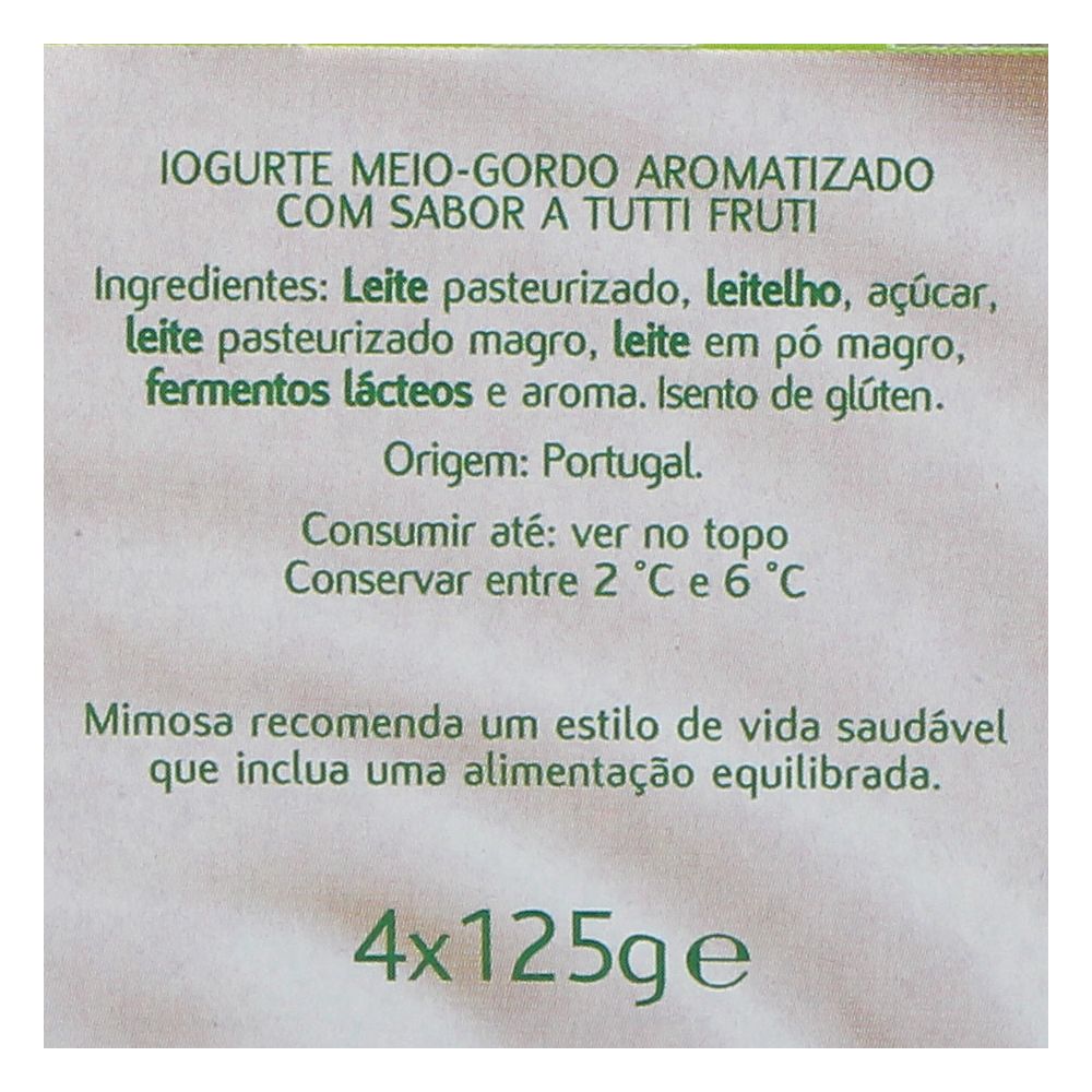  - Mimosa Tutti-Frutti Yogurt 4 x 125g (2)