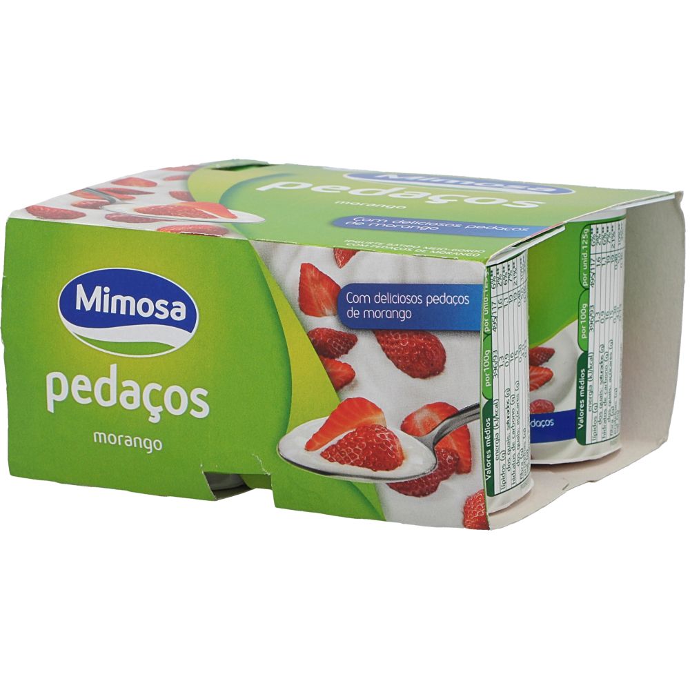  - Mimosa Strawberry Bits Yoghurt 4 x 125g