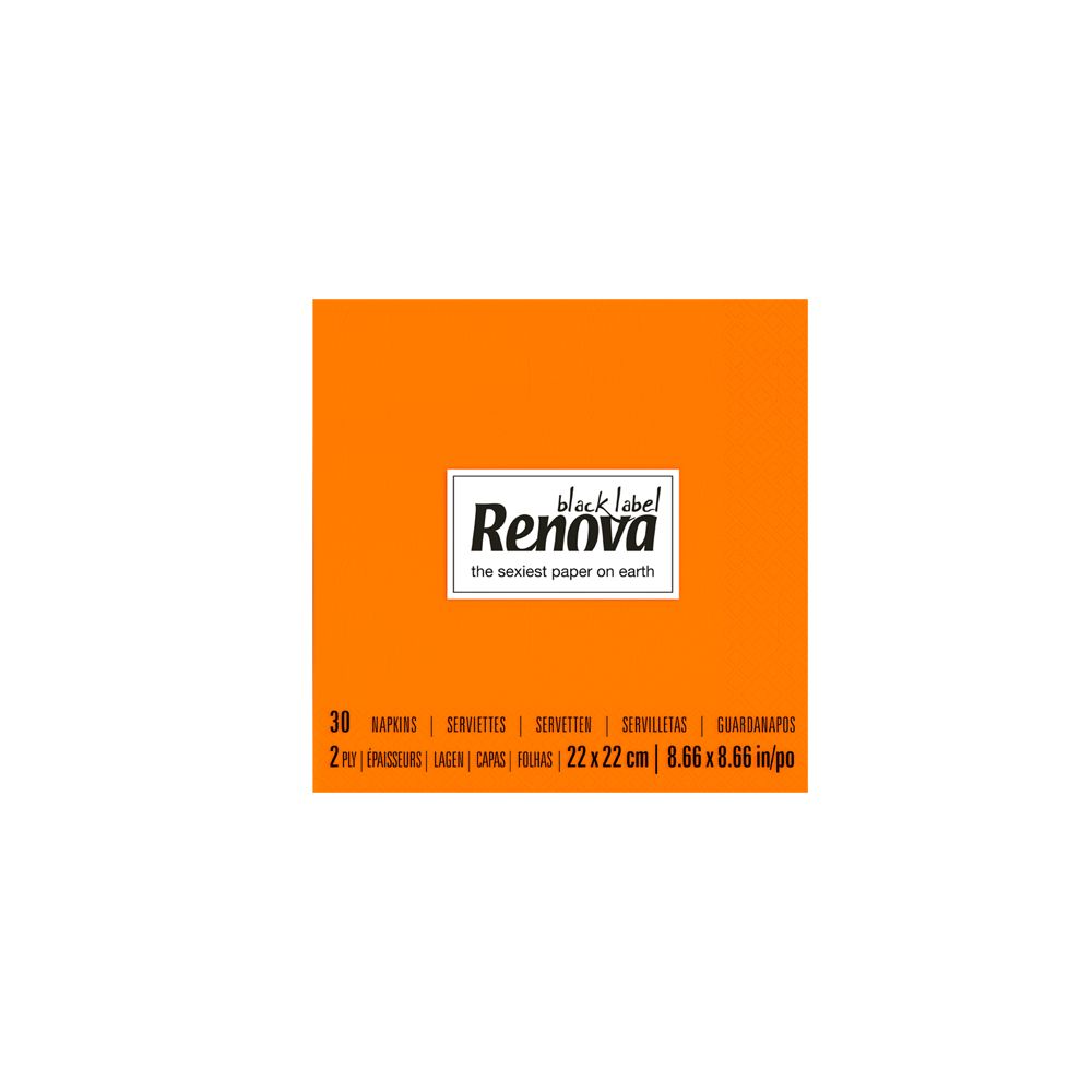  - Renova Orange Napkins 22 x 22 cm pc (1)