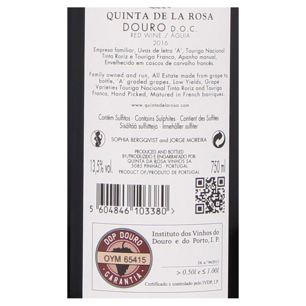  - Vinho Quinta de La Rosa Tinto 75cl (2)