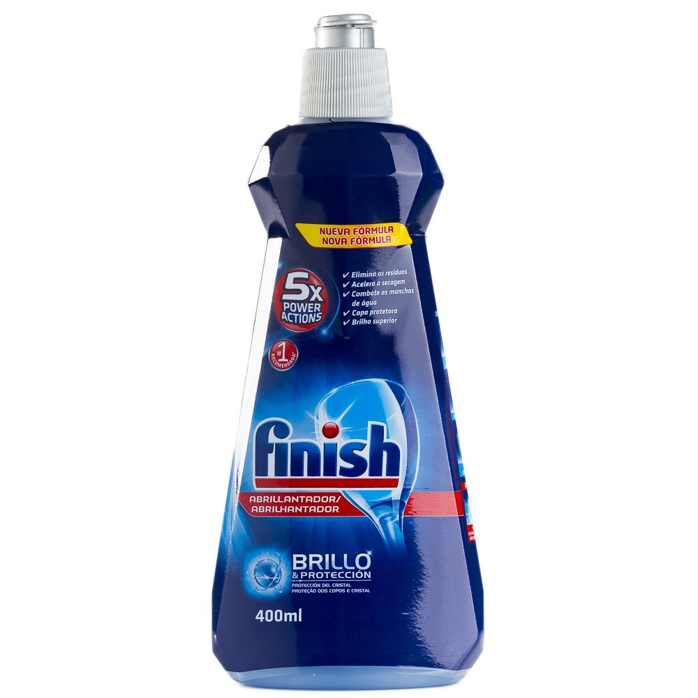  - Finish Dishwasher Rinse Aid Shine + Protection 400 ml (1)