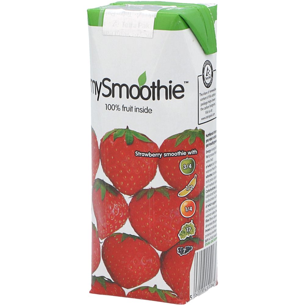  - mySmoothie Strawberry Smoothie 25cl (1)