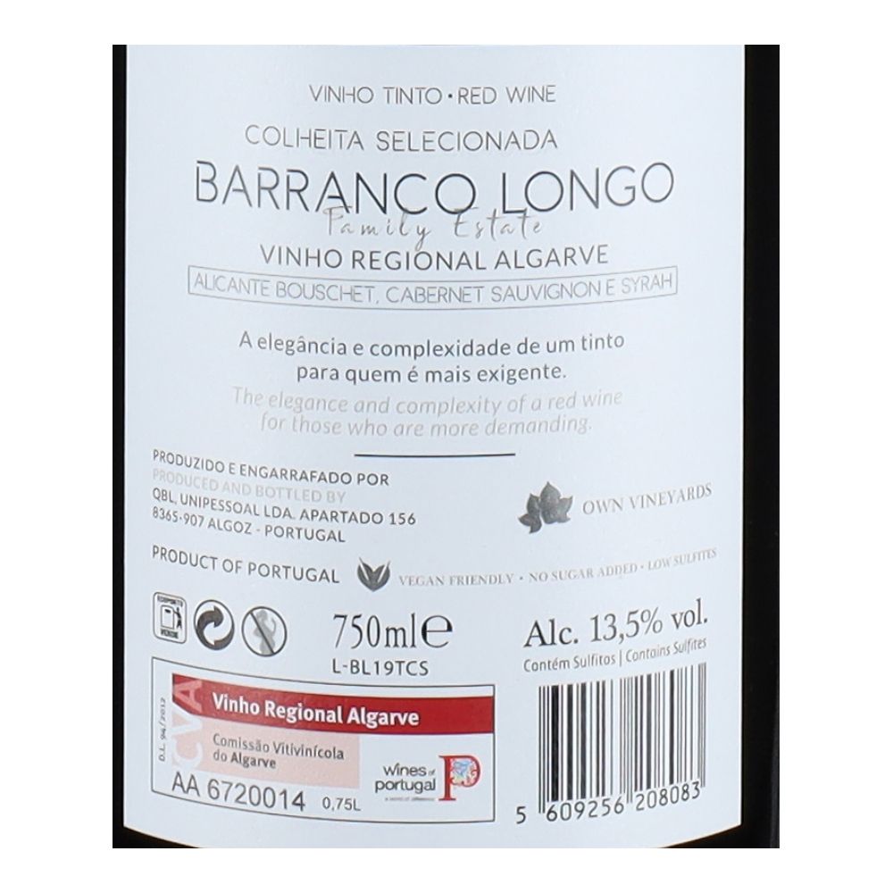  - Barranco Longo Harvest Selection Red Wine 75cl (4)