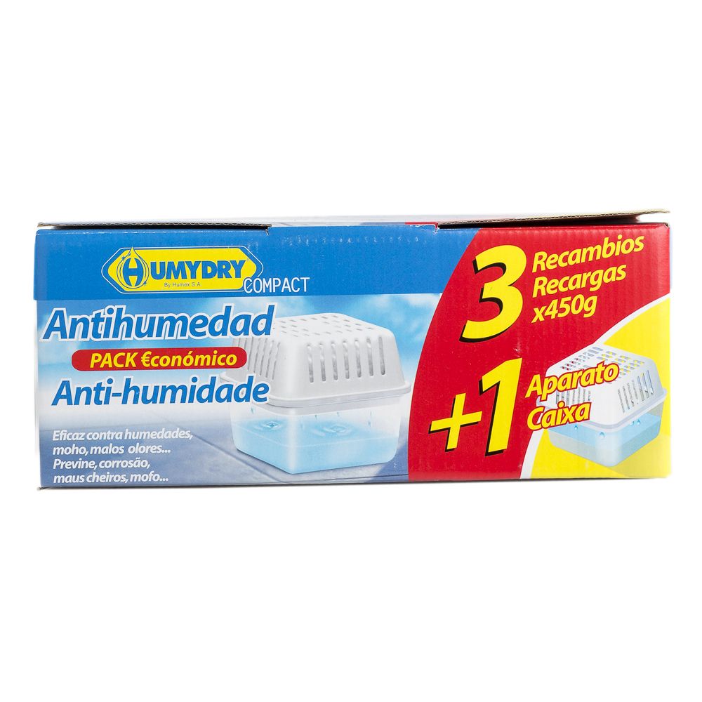  - Humydry Compact 3 Dehumidifier 3 Refills 450g + Offer (1)