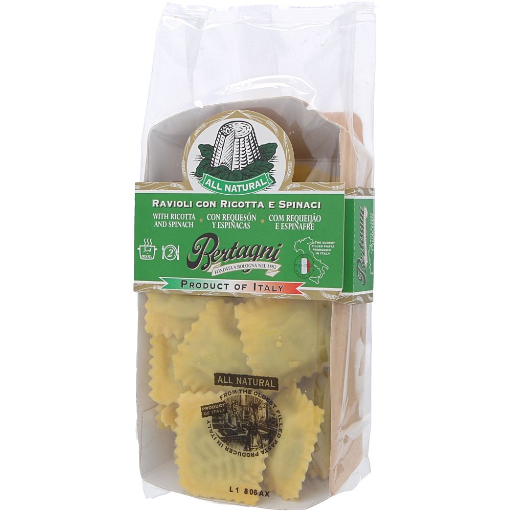  - Bertagni Cottage Cheese & Spinach Ravioli 250g (1)