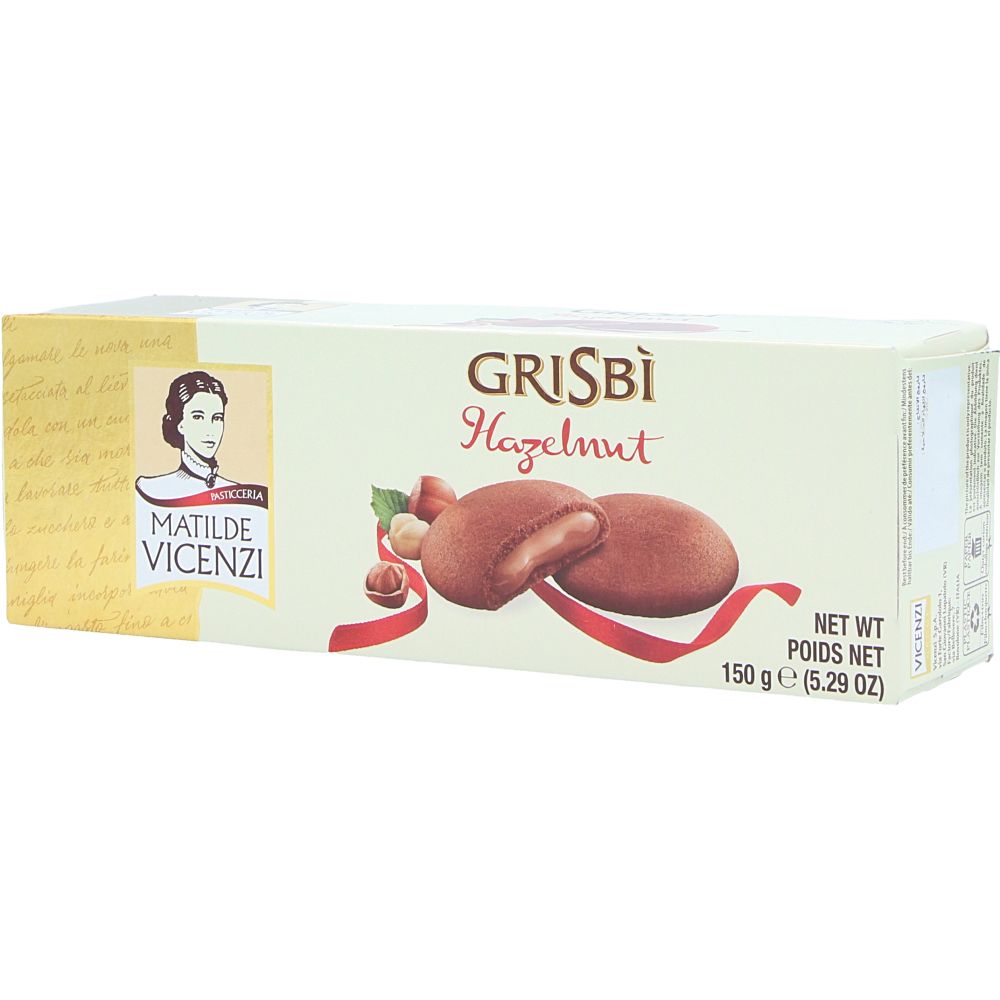  - Gribi Hazelnut Cream Filled Biscuits 150g (1)