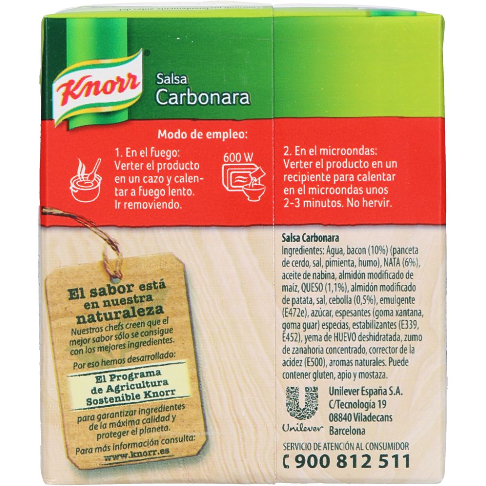  - Knorr Carbonara Sauce 300ml (2)