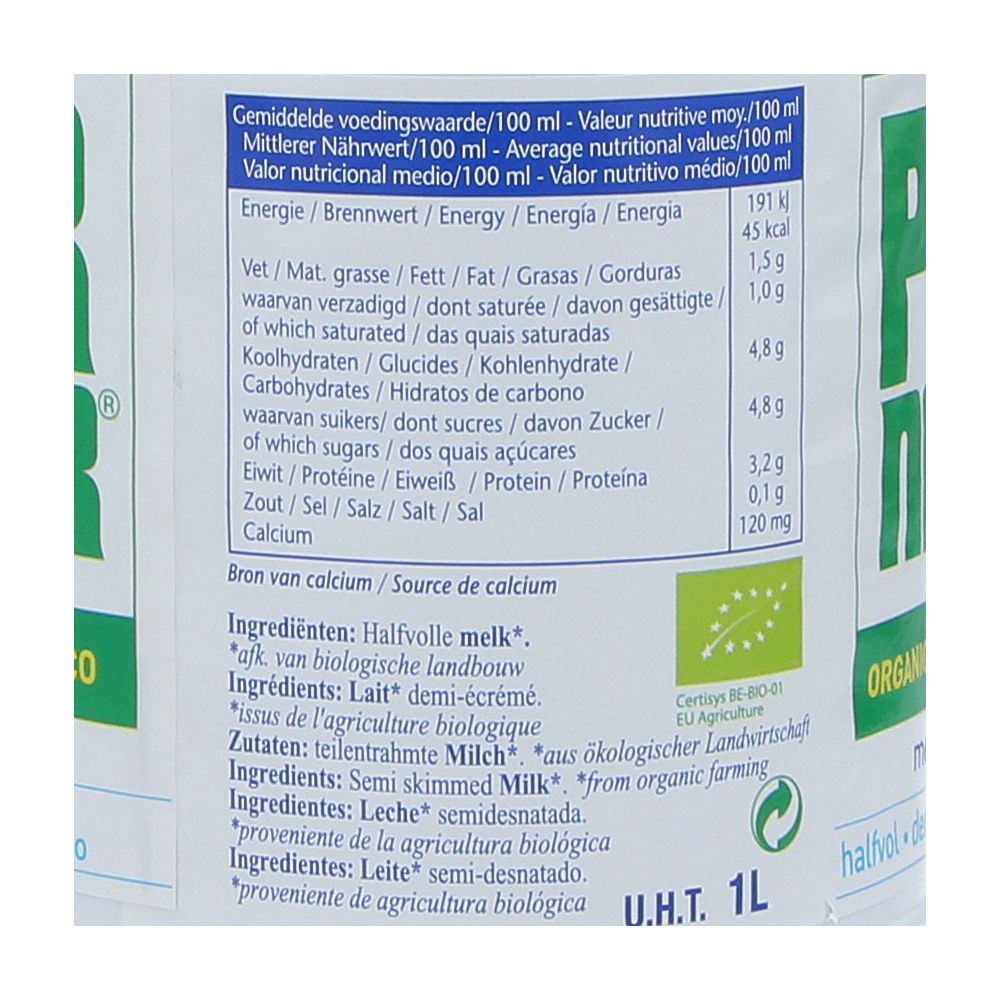  - Pur Natur Organic Semi Skimmed Milk 1L (2)