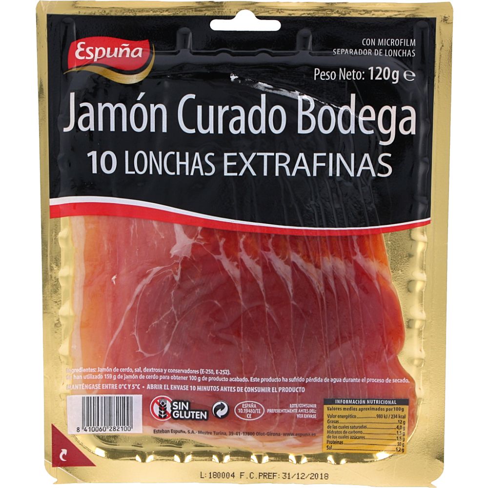  - Espuna Cured Ham Extra Thin Slices 120g (1)