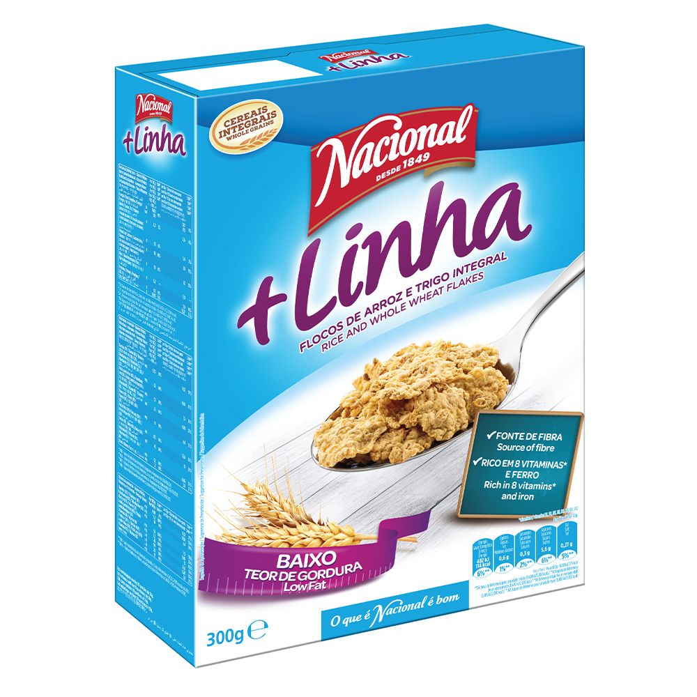  - Nacional +Linha Rice & Whole Wheat Flakes 300g (1)