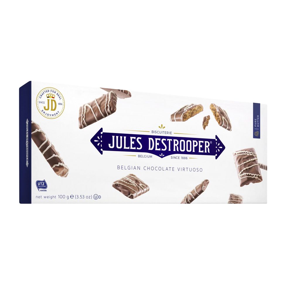  - Bolachas Jules Destrooper Virtuoso Chocolate Belga 100g (1)