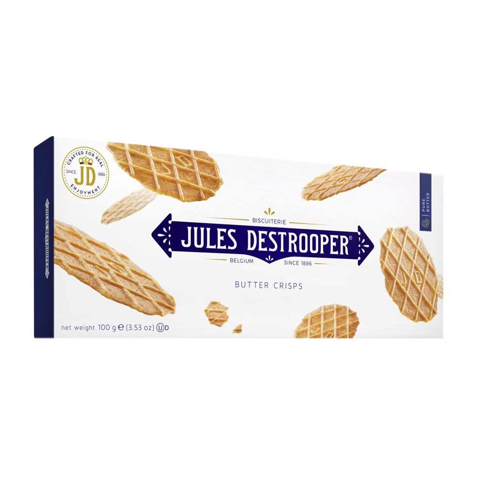 - Jules Destrooper Butter Crisps Biscuits 100g (1)