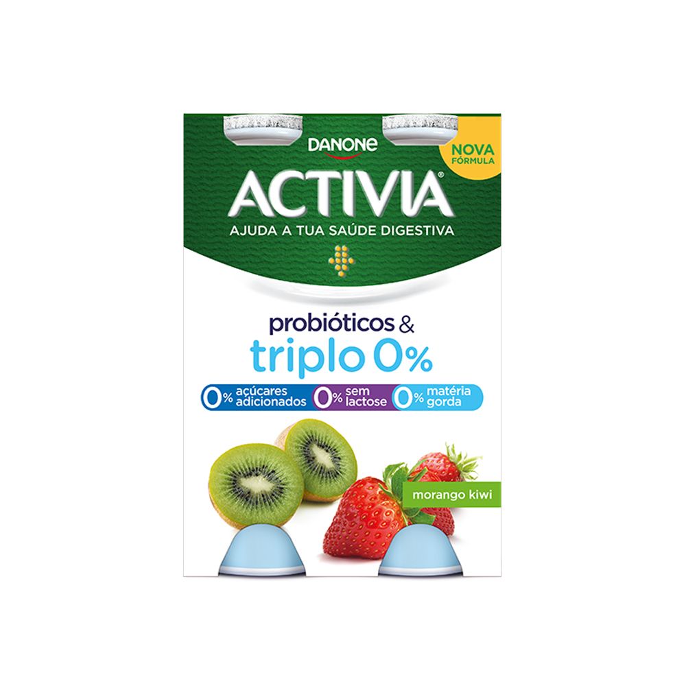  - Iogurte Líquido Activia 0% Morango / Kiwi 4 x 155g (2)