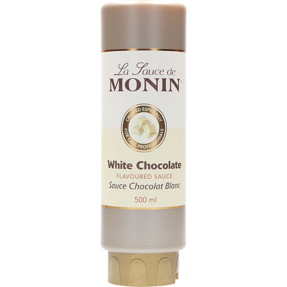  - Monin White Chocolate Topping 50cl (1)