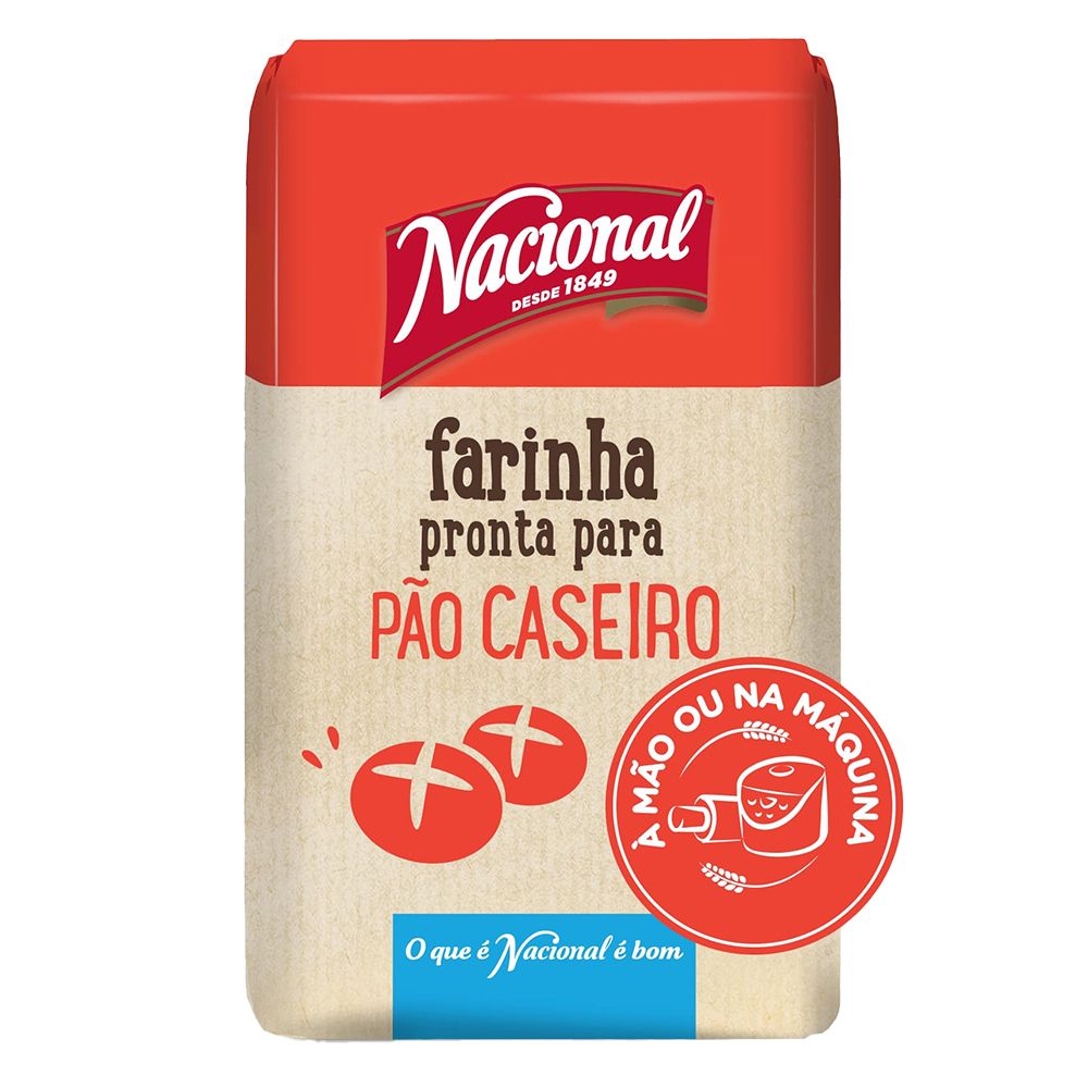  - Farinha Nacional p/ Pão Caseiro 1 Kg (1)