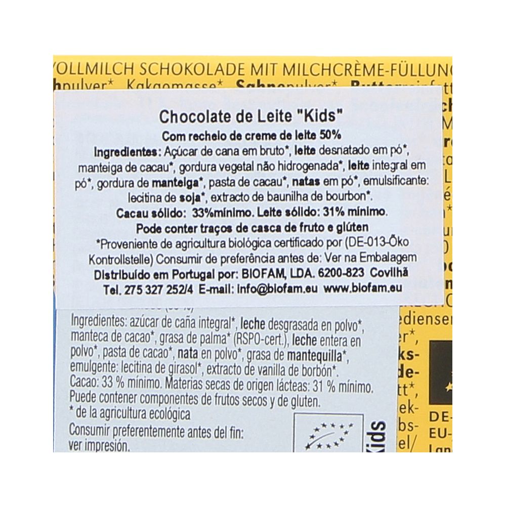  - Chocolate Vivani Leite Biológico Tablete 100g (2)