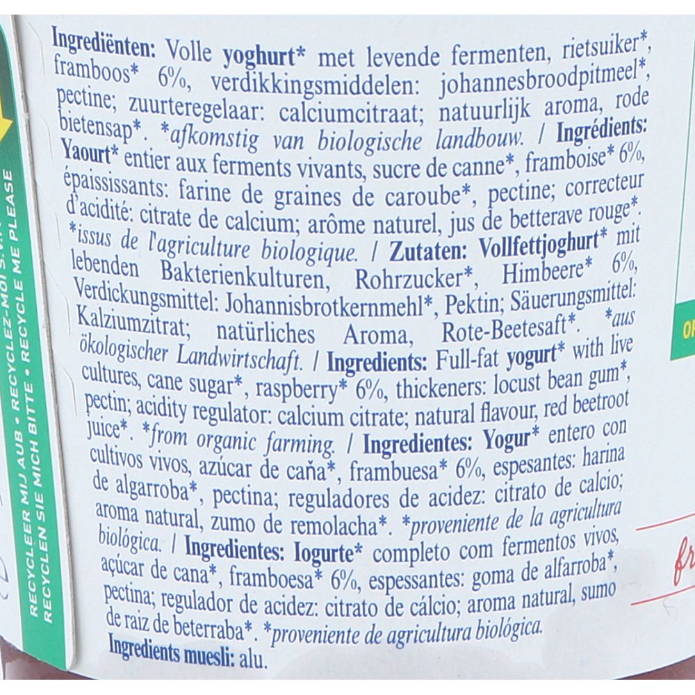  - Iogurte Pur Natur Pedaços Frambesa c/ Muesli Bio 160g (3)