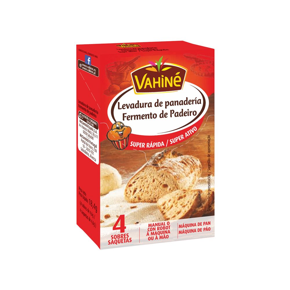  - Vahiné Baker`s Yeast 4 x 4.6 g (1)