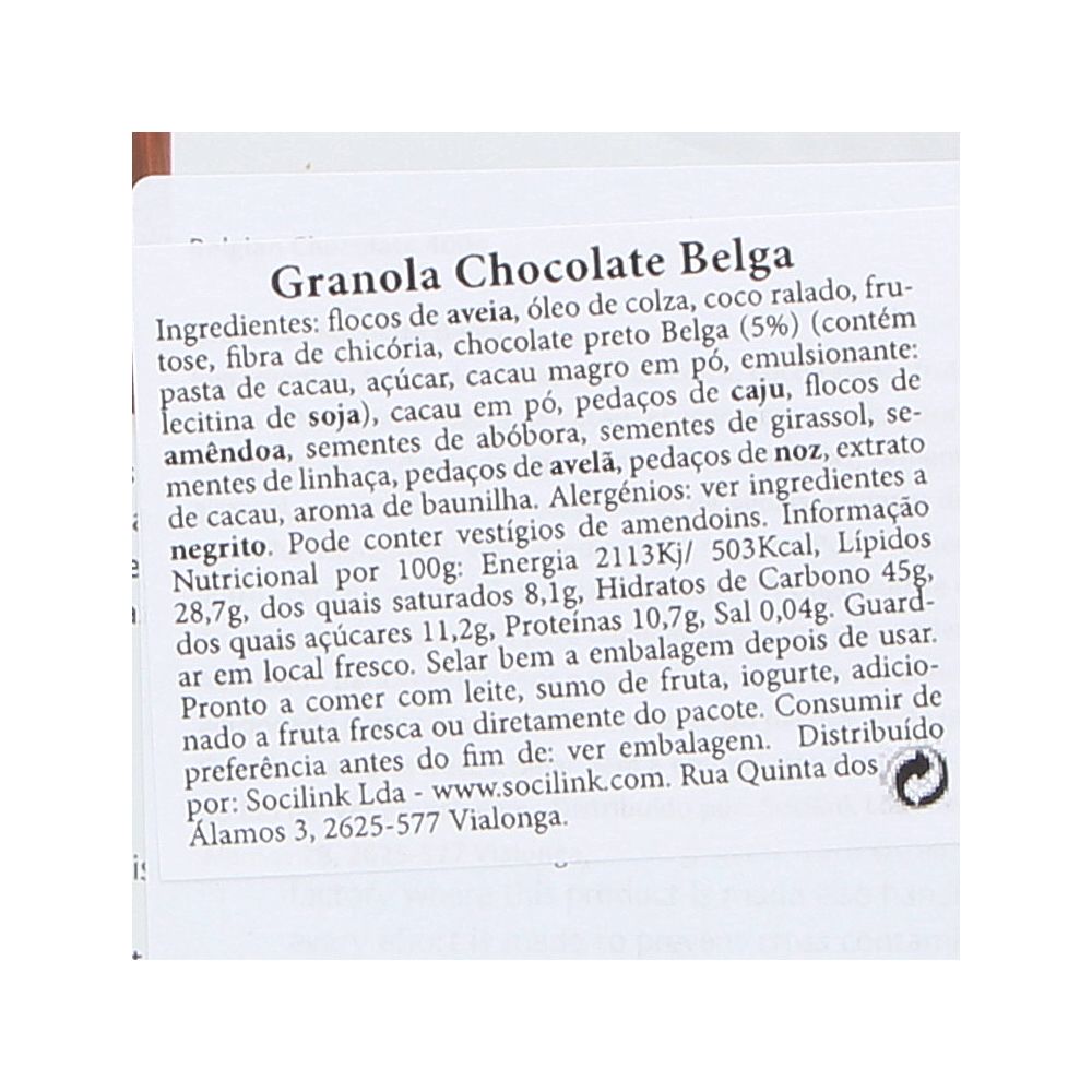 - Cereais Lizi`s Chocolate Belga 400g (2)