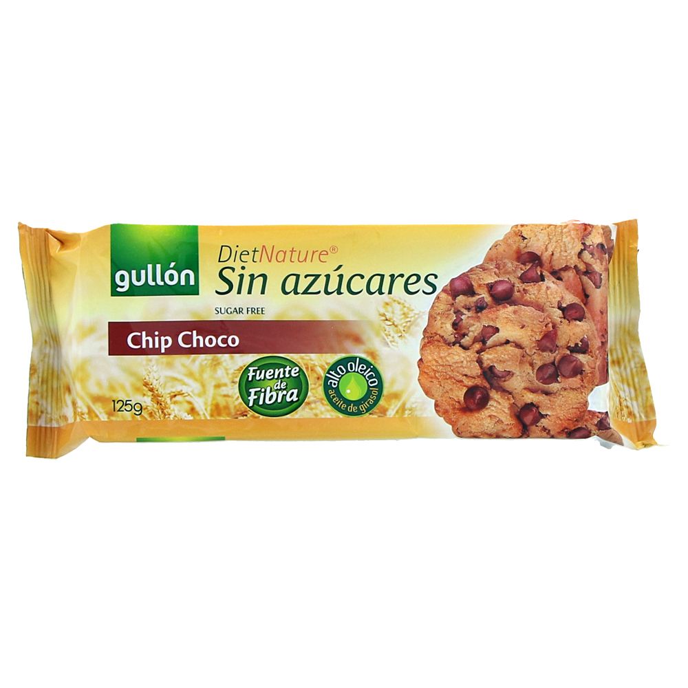  - Gullón Diet Nature Chocolate Chip Biscuits 125g (1)