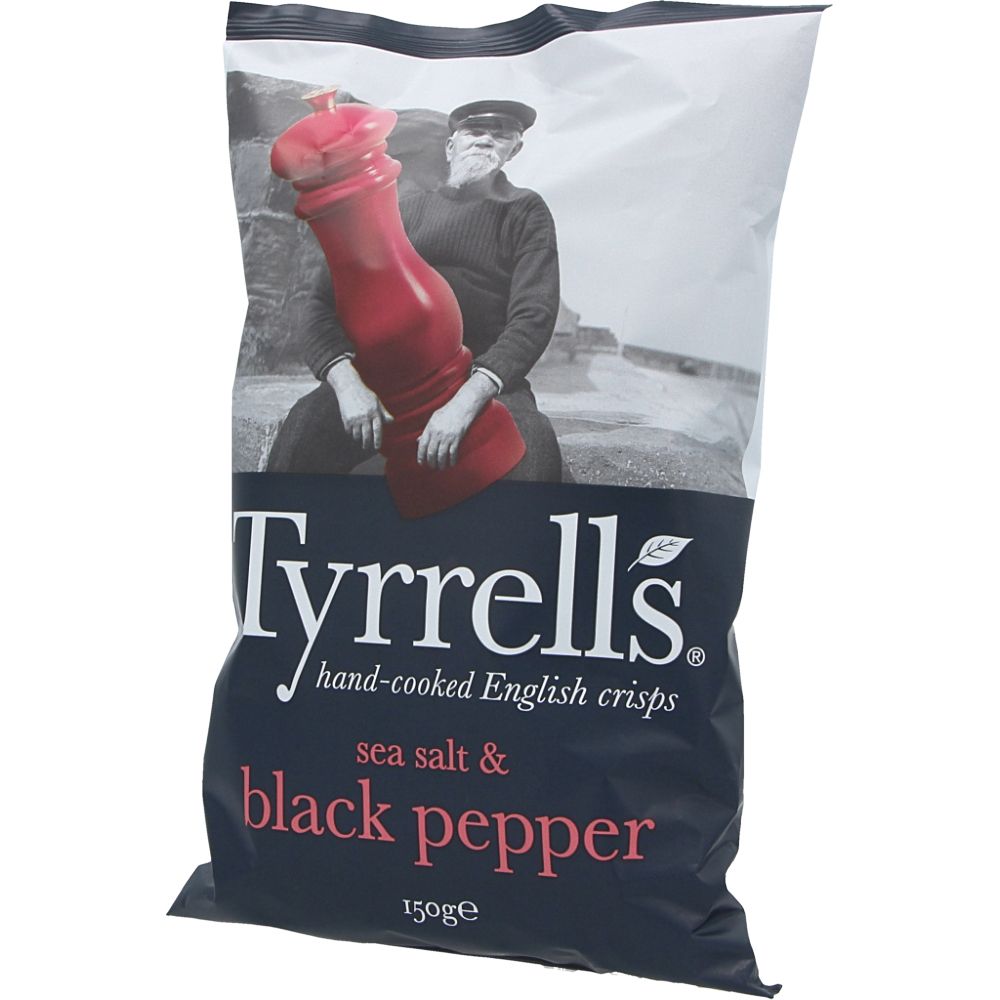  - Tyrell`s Potato Crisps Black Pepper 150g (1)