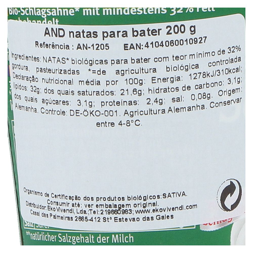  - Andechser Organic Whipping Cream 200g (2)