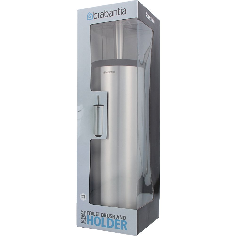  - Brabantia Toilet Brush Holder Dark Stainless Steel pc (1)