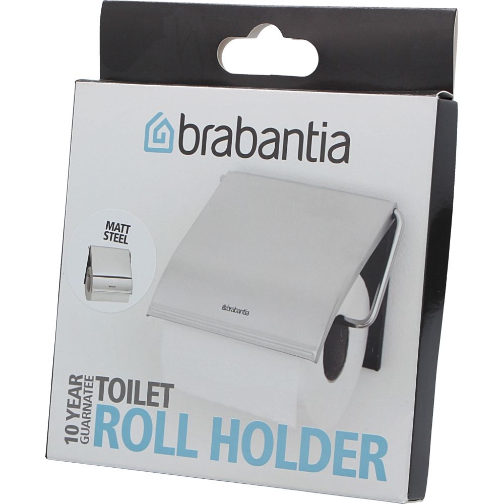  - Brabantia Toilet Roll Holder Matt Steel pc (1)