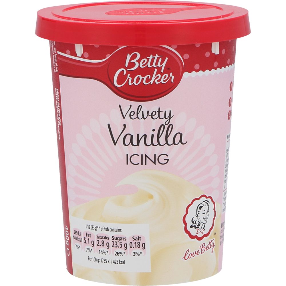  - Betty Crocker Vanilla Icing 400g (1)