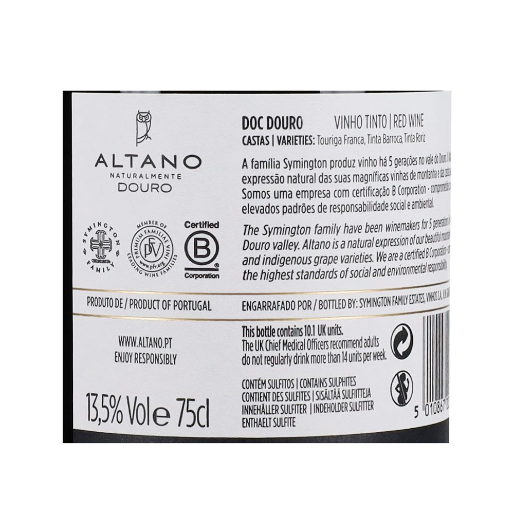 - Altano Red Wine 75cl (2)