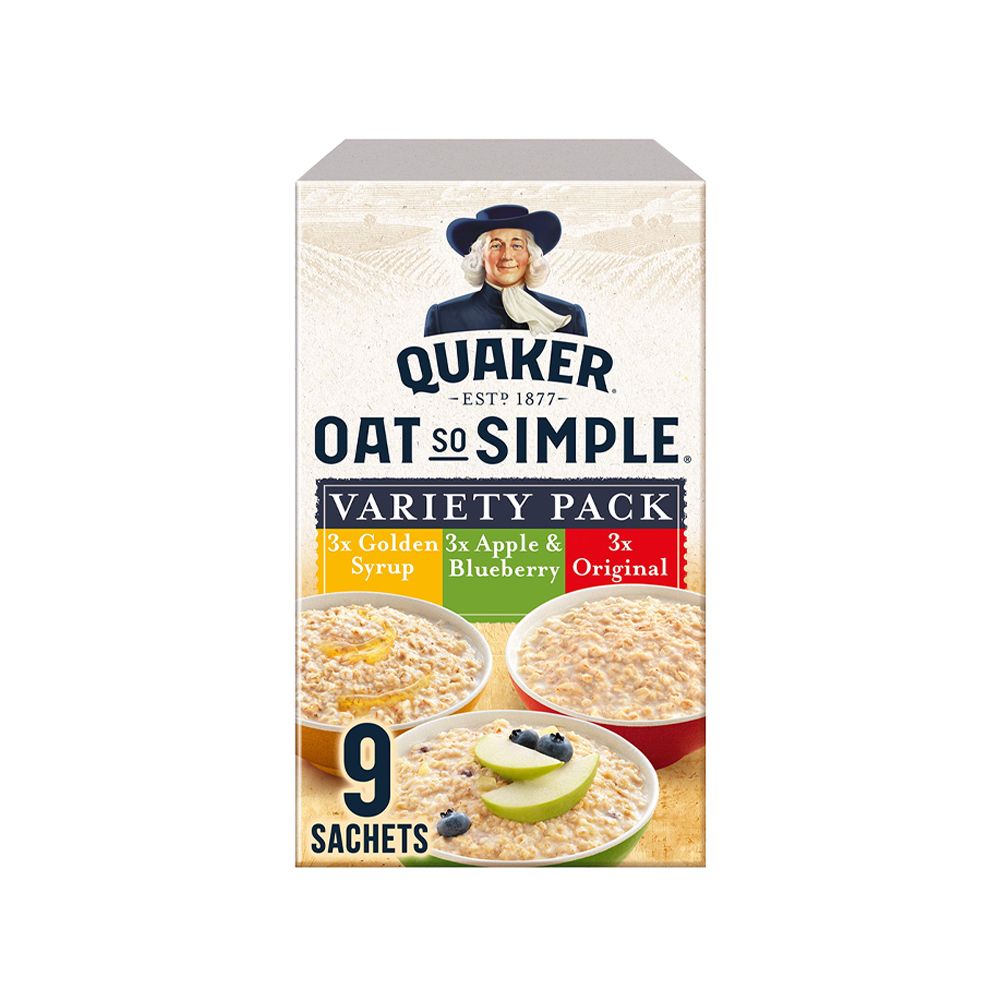  - Quaker Variety Porridge Oat Flakes 9 Servings = 297g (1)