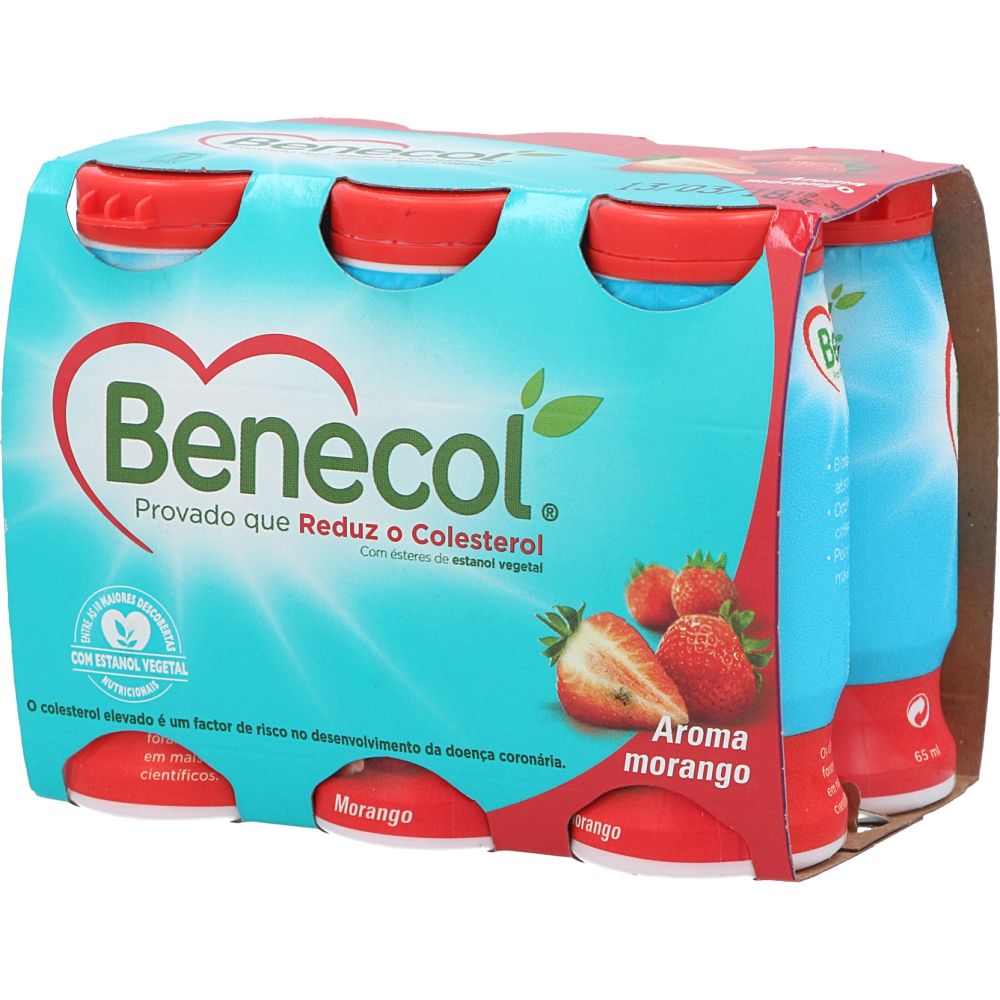  - Emmi Benecol Strawberry Yogurt 6 x 65mL (1)