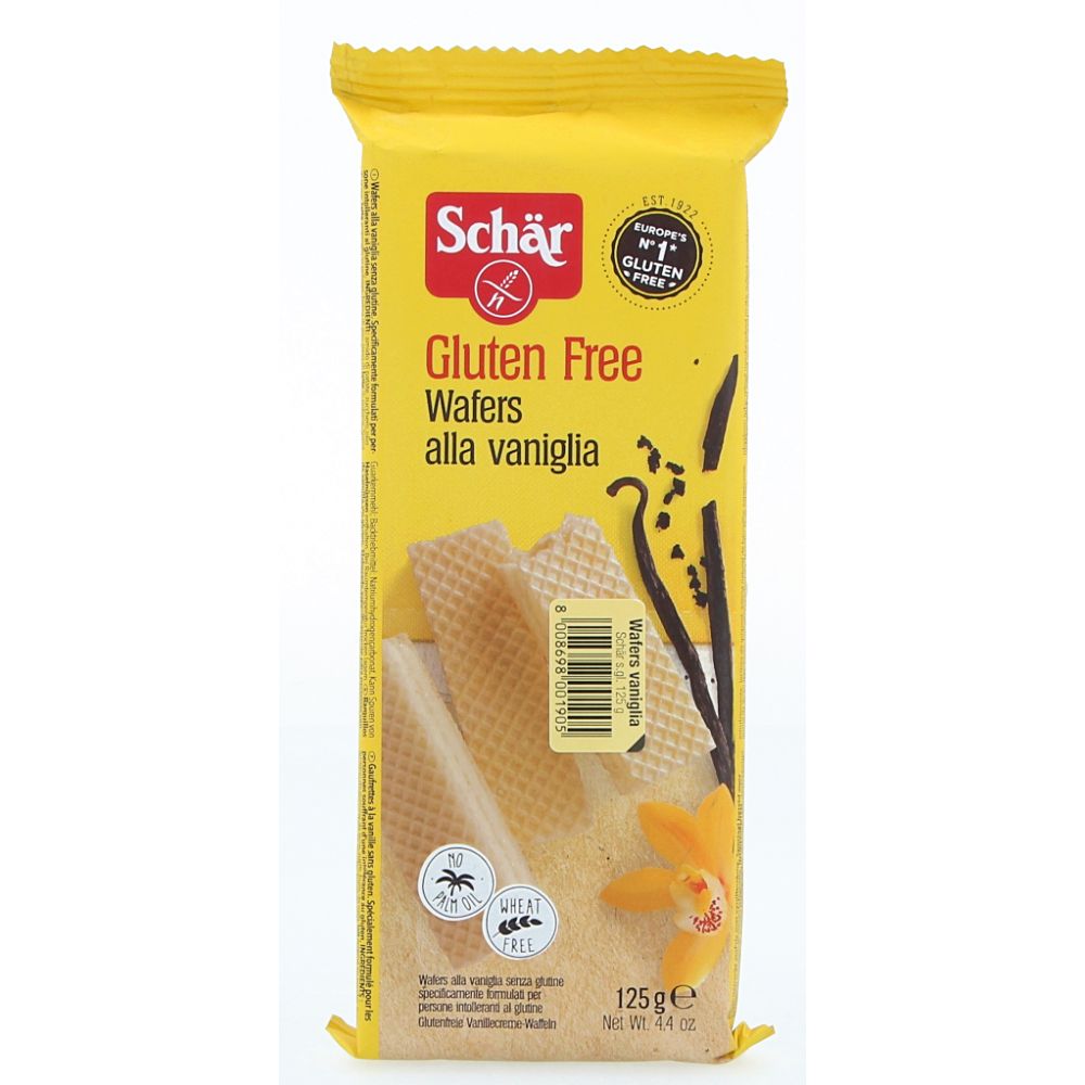  - Schär Gluten Free Vanilla Wafers 125g (1)