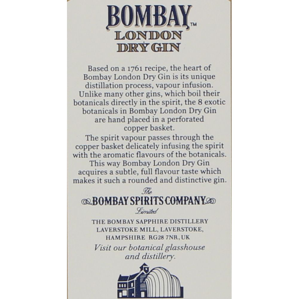 - Gin Bombay Original 70cl (2)