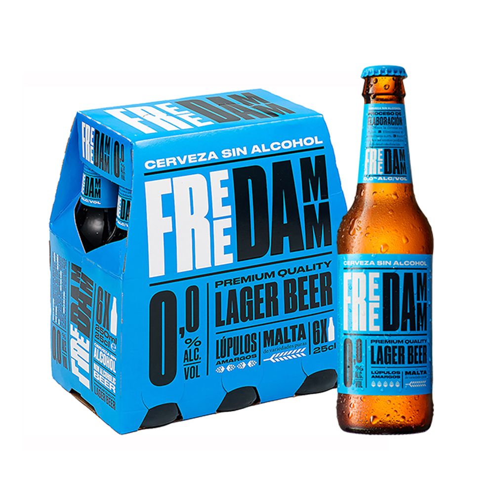  - Cerveja Damm Free No Alcohol Beer 6x25cl (1)