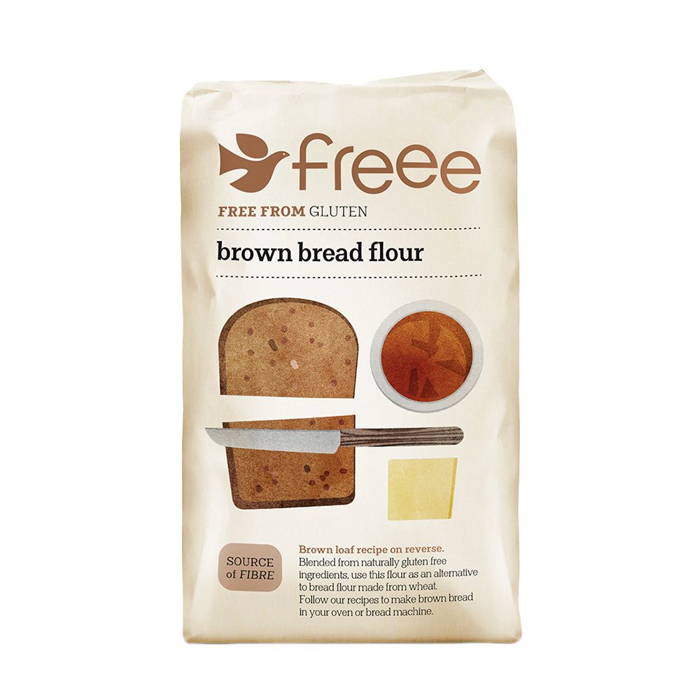  - Doves Farm Gluten Free Brown Bread Flour Blend 1 Kg
