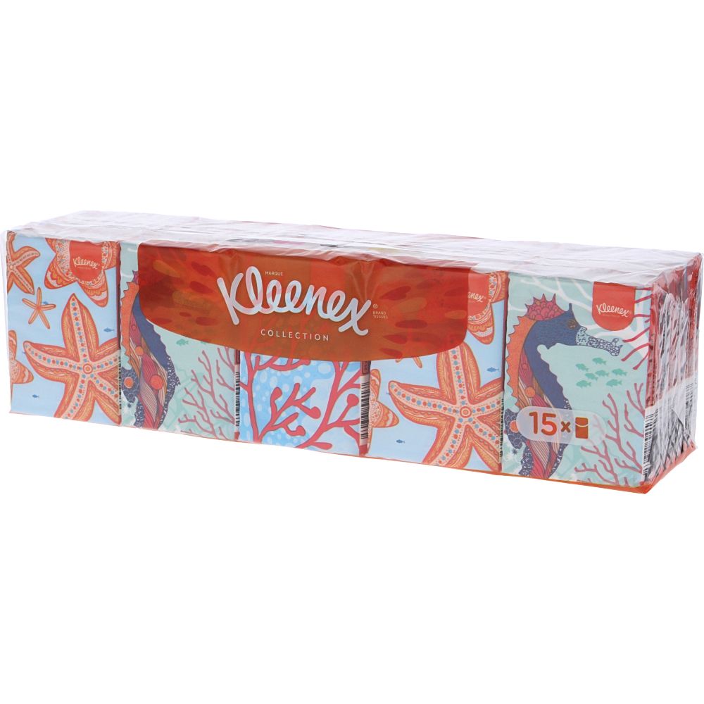  - Kleenex Collection Mini Pocket Tissues 15 pc (1)