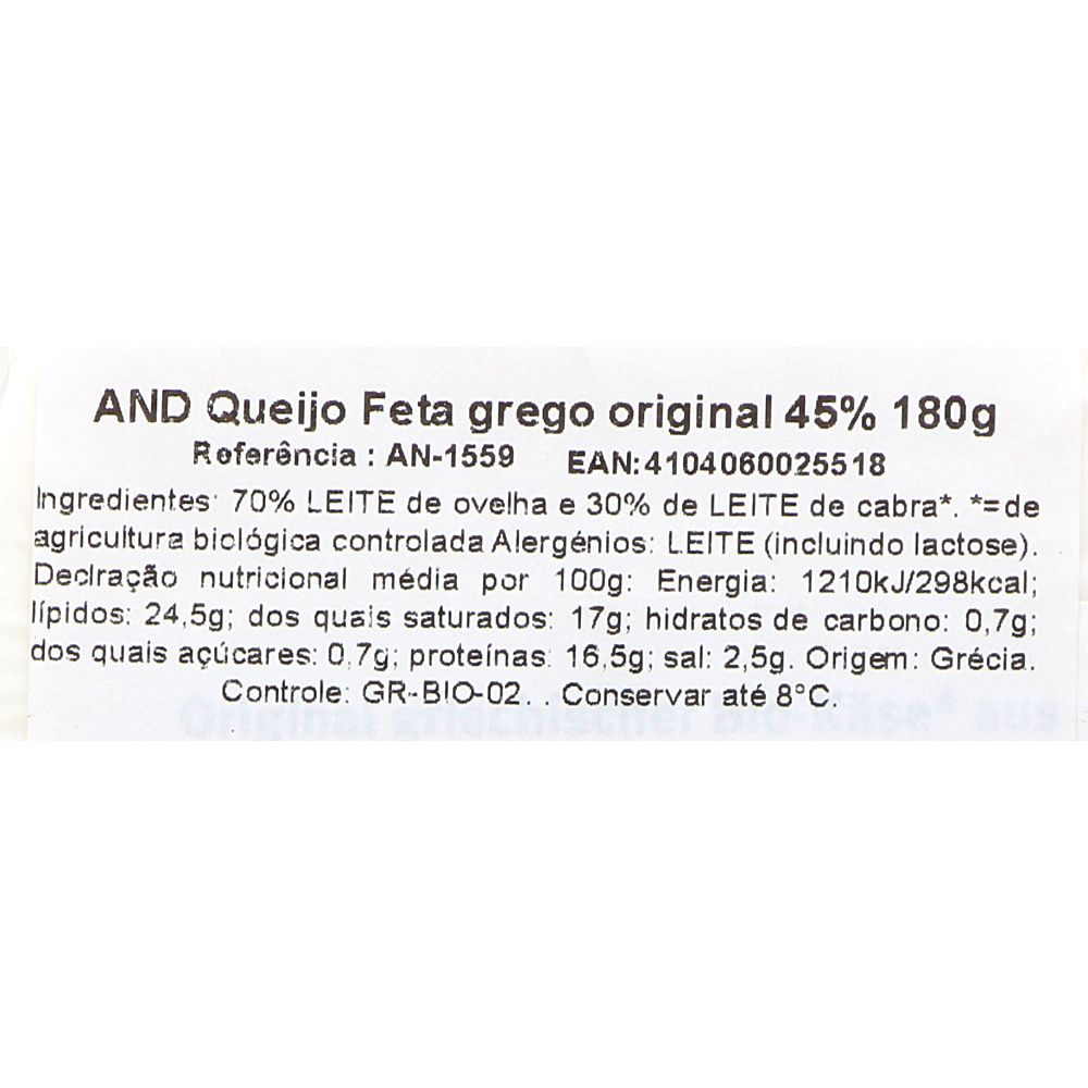  - Andechser Organic Feta Cheese 180g (2)