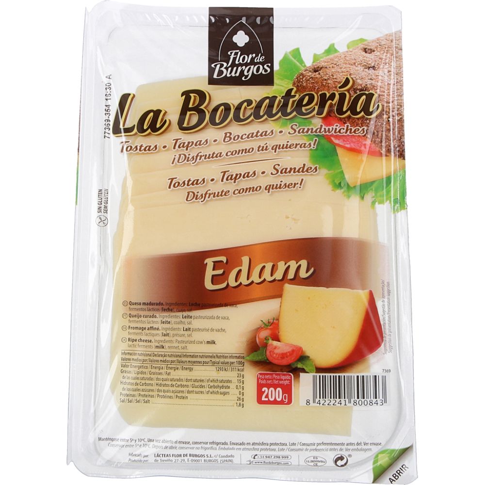  - Lafuente Edam Cheese Slices 200g (1)