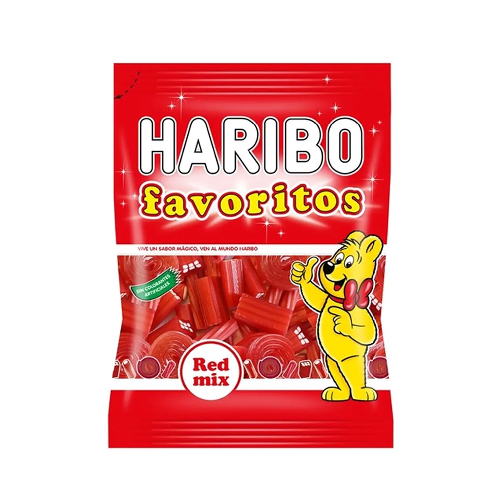  - Haribo Favourites Red Mix Liquorice 90 g (1)