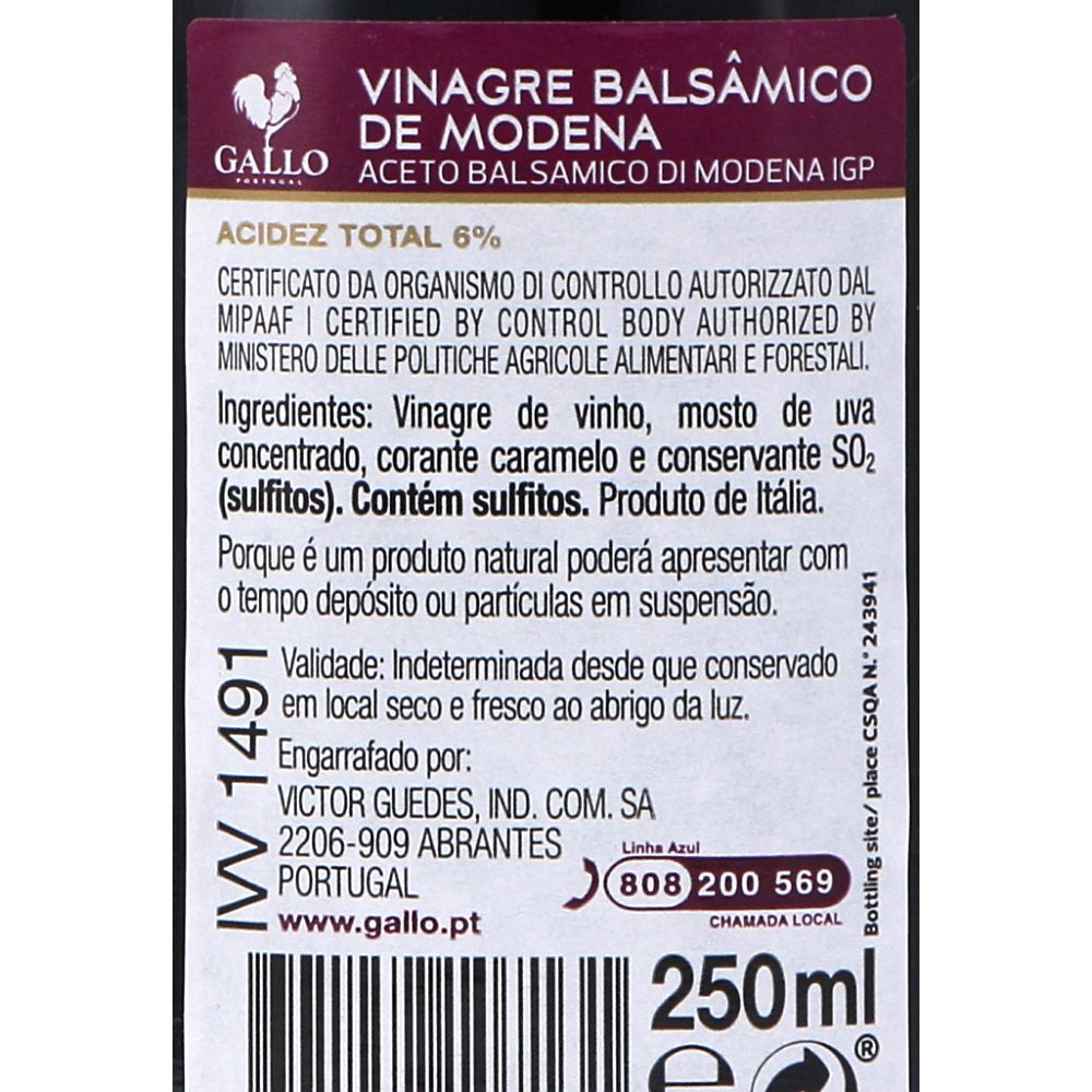  - Gallo Balsamic Vinegar 250mL (2)