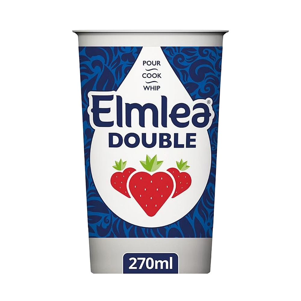 - Non-dairy Cream Alternative 100% Plant Double Elmlea 270ml