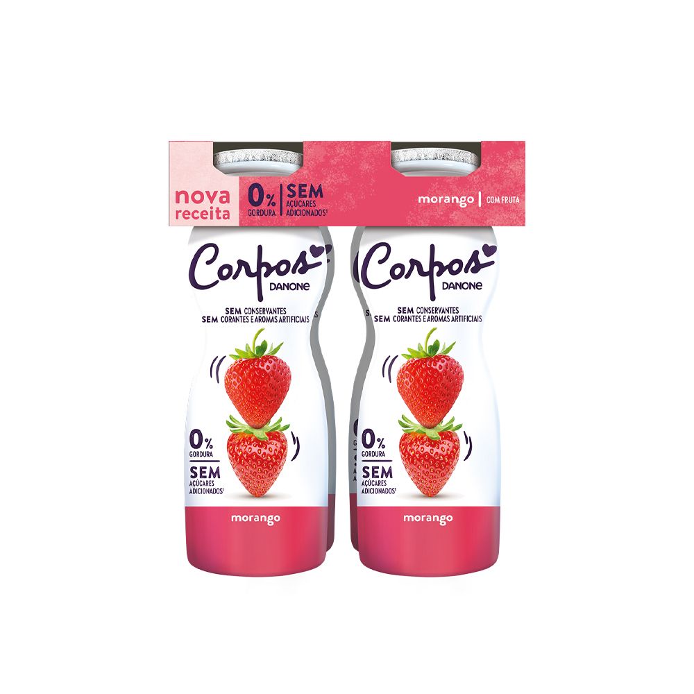  - Corpos Danone Strawberry Yogurt Drink 4 x 155g (1)