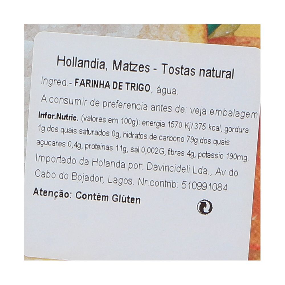  - Hollandia Plain Matze Crackers 100g (2)